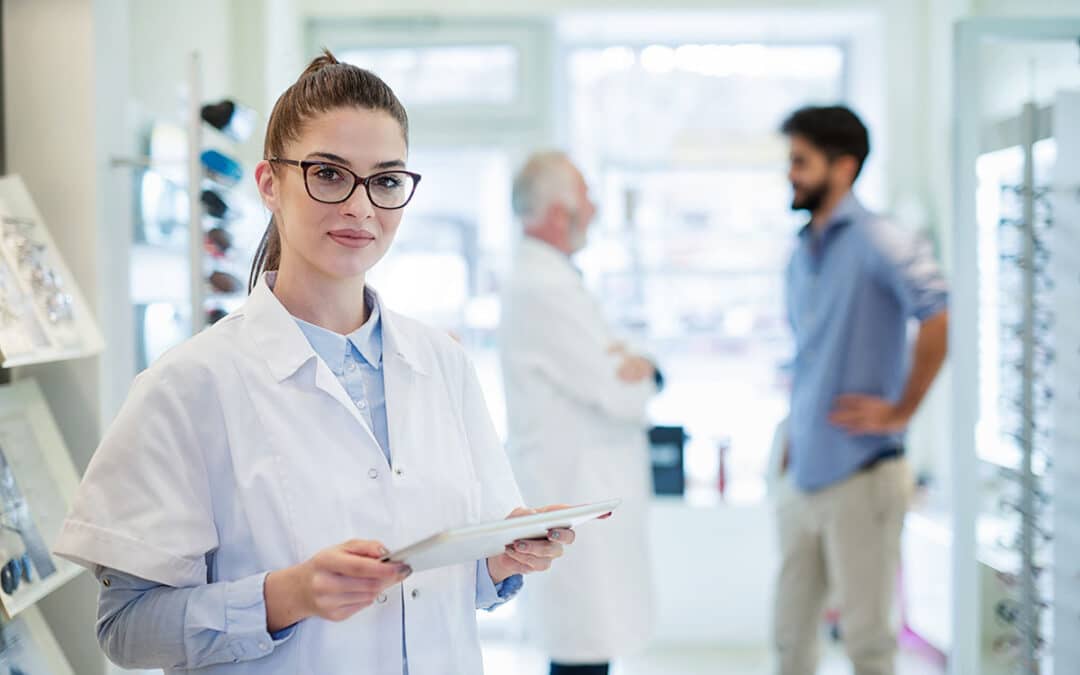 Portrait of a smiling doctor.