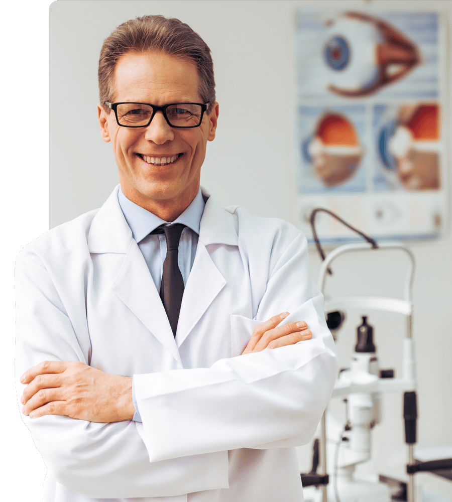 eye doctor at office