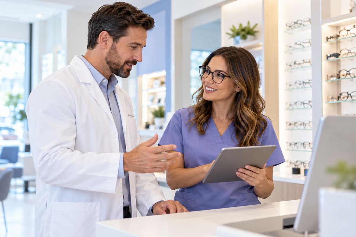 collaborative care in a modern optical clinic